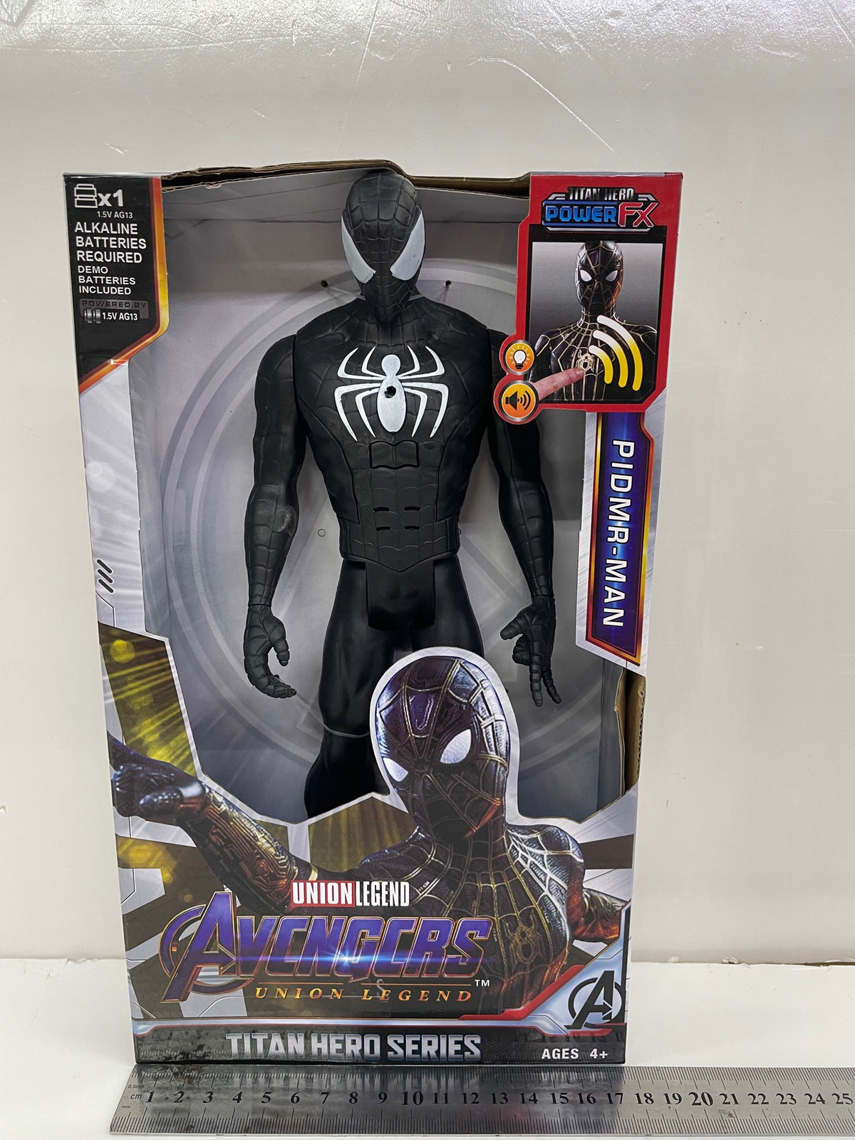 spider-man black– Titan Hero Series 12-Inch Action Figure