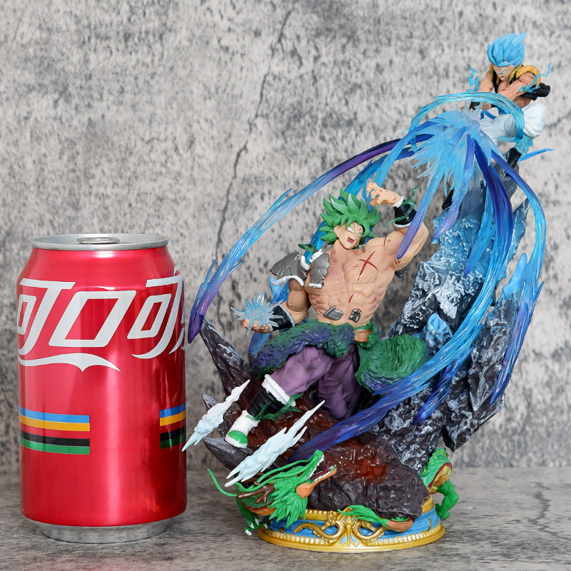 Broly vs Gogeta  dragon ball action figure 20 cm