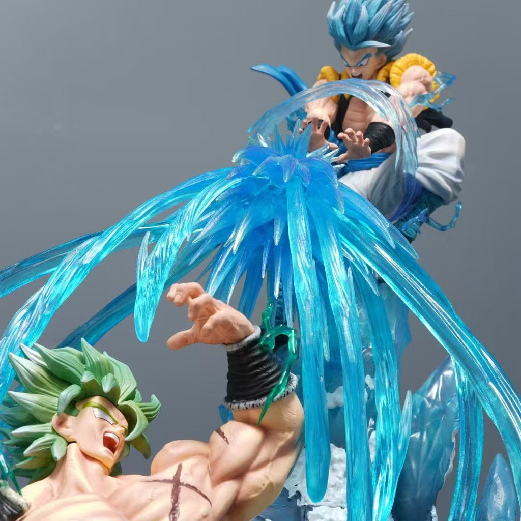 Broly vs Gogeta  dragon ball action figure 20 cm