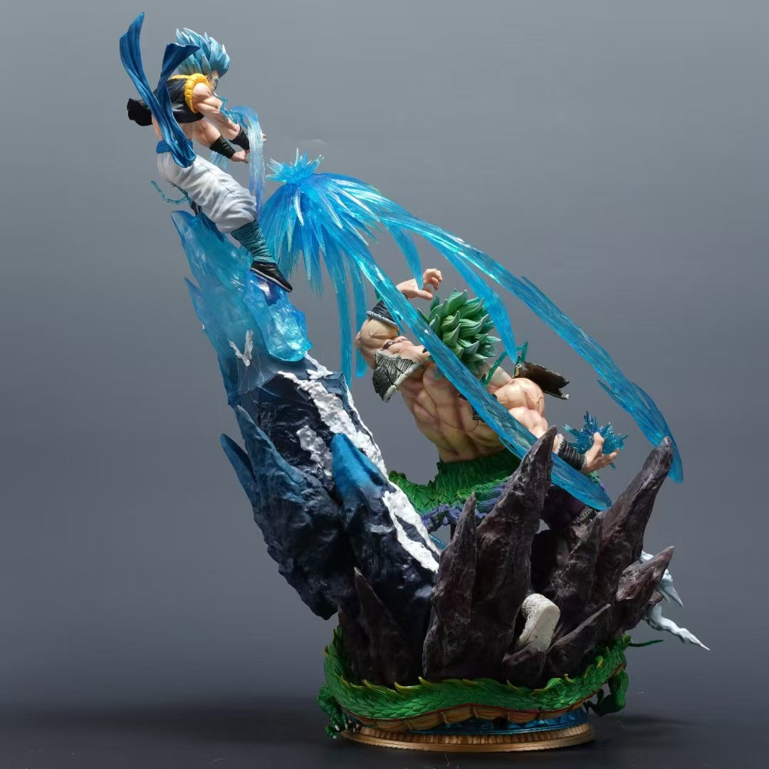 Broly vs Gogeta  dragon ball action figure 20 cm