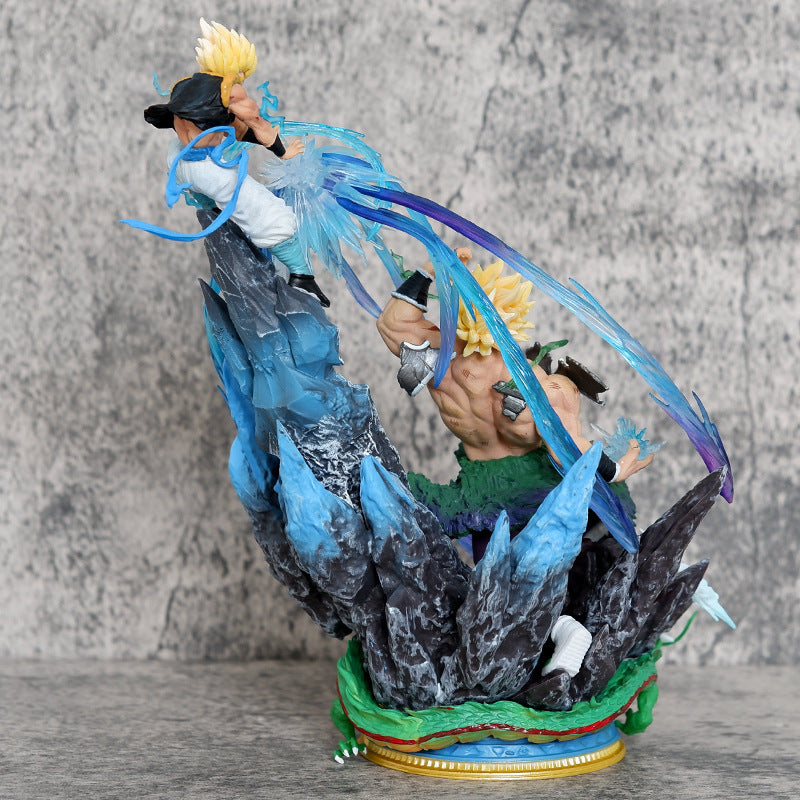 Broly vs Gogeta  dragon ball action figure 20 cm