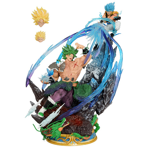 Broly vs Gogeta  dragon ball action figure 20 cm