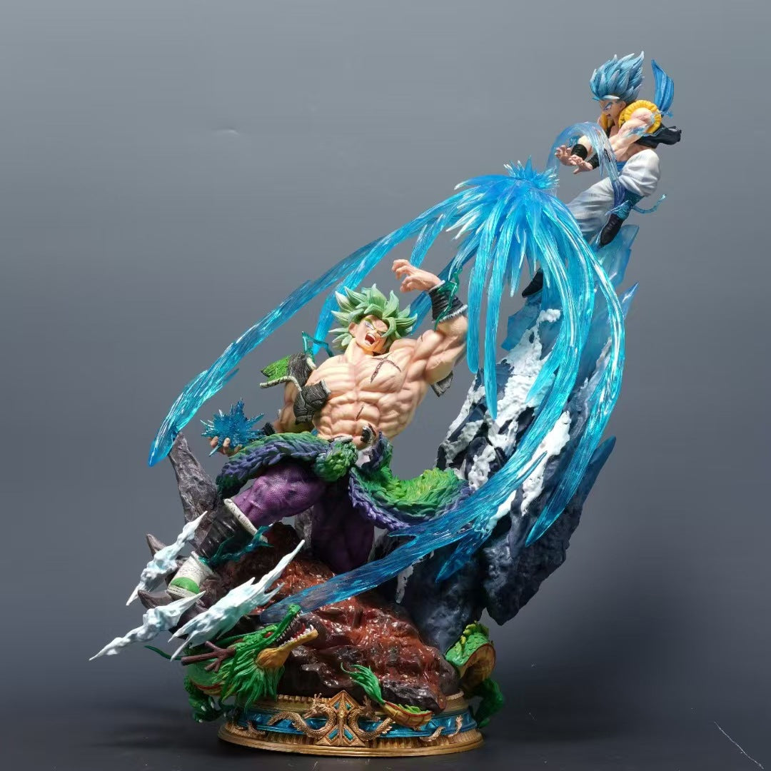 Broly vs Gogeta  dragon ball action figure 20 cm