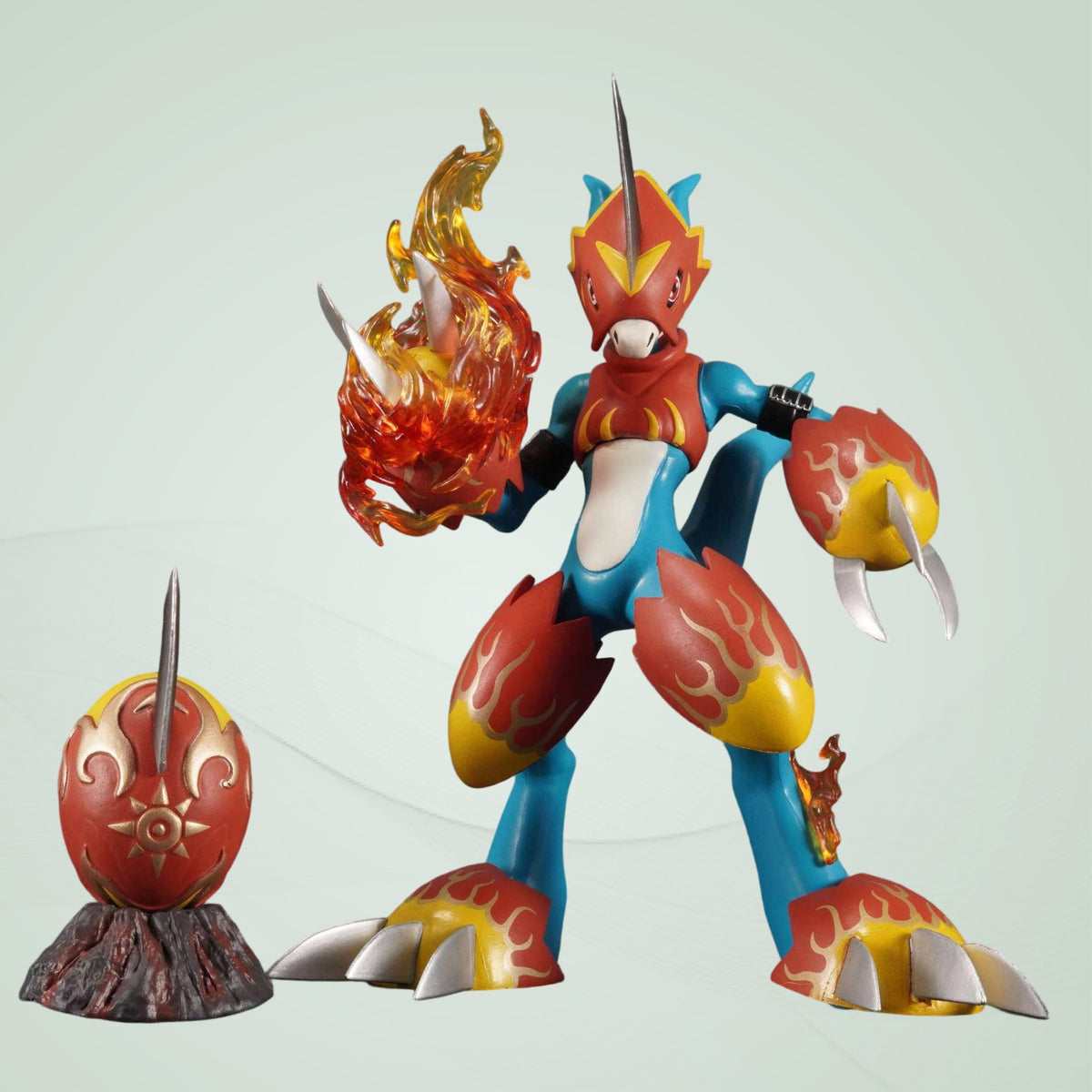 Flamedramon digimon 18 cm