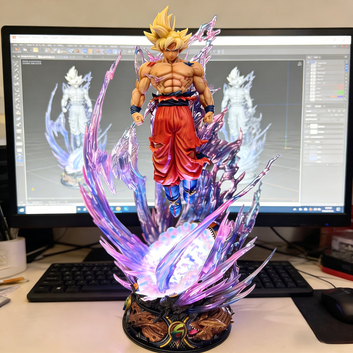 Goku Ultra instinct Figure 25 cm