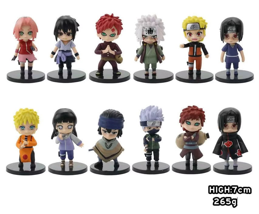 Naruto set 12 pcs 7 cm