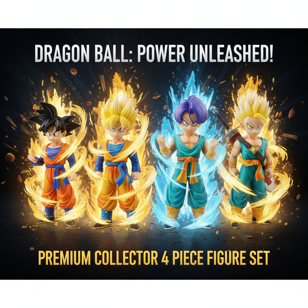 dragon ball set 4 piece 18-20 cm