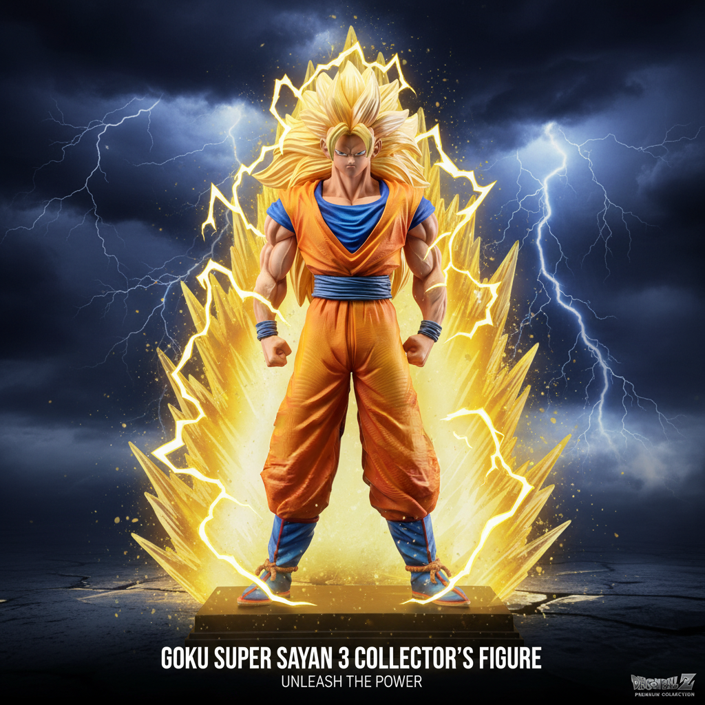 Goku Super Saiyan 3 Warrior Anime Figure