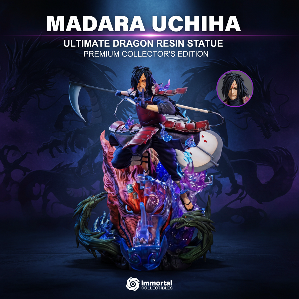 Madara Uchiha Ultimate Dragon Resin Statue (34-42CM)