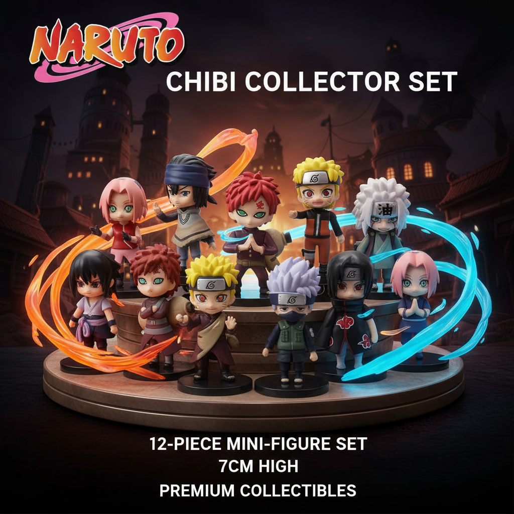 Naruto set 12 pcs 7 cm
